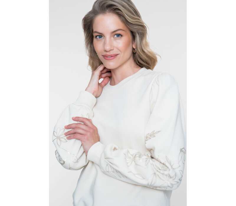 Geisha Sweat Foil Printed Sleeves Light Sand