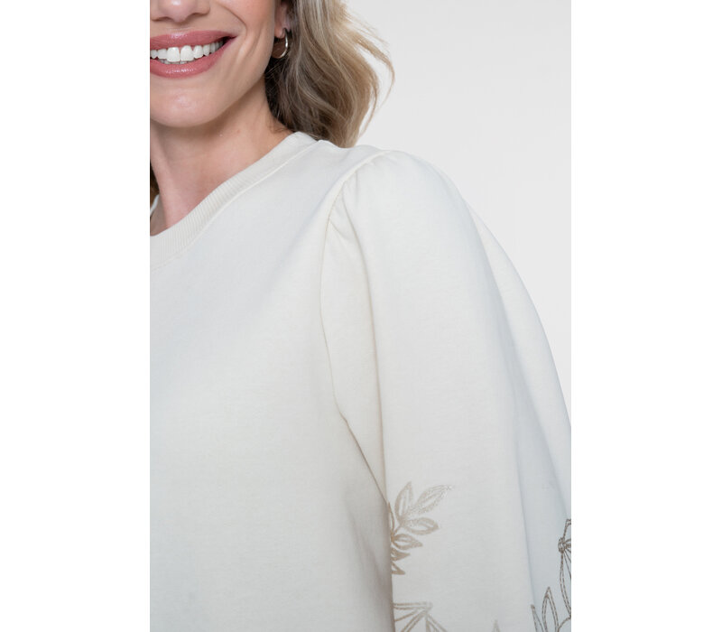 Geisha Sweat Foil Printed Sleeves Light Sand