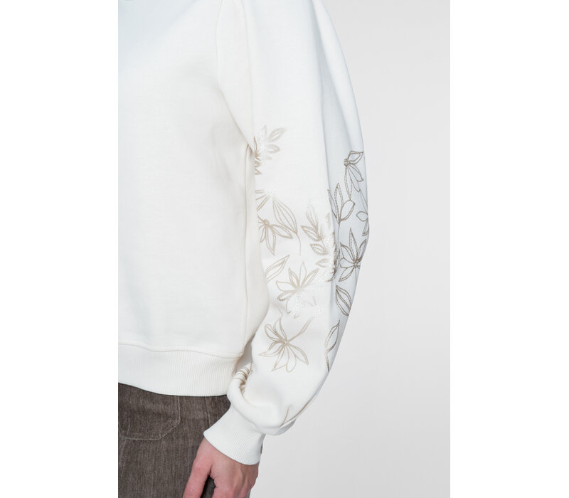 Geisha Sweat Foil Printed Sleeves Light Sand