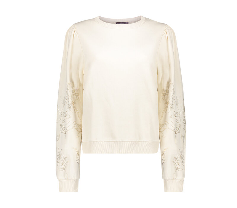 Geisha Sweat Foil Printed Sleeves Light Sand