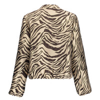 Geisha Jacket Jacquard Zebra Brown Sand