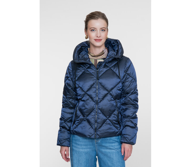 Geisha Jacket Short with Hood Navy