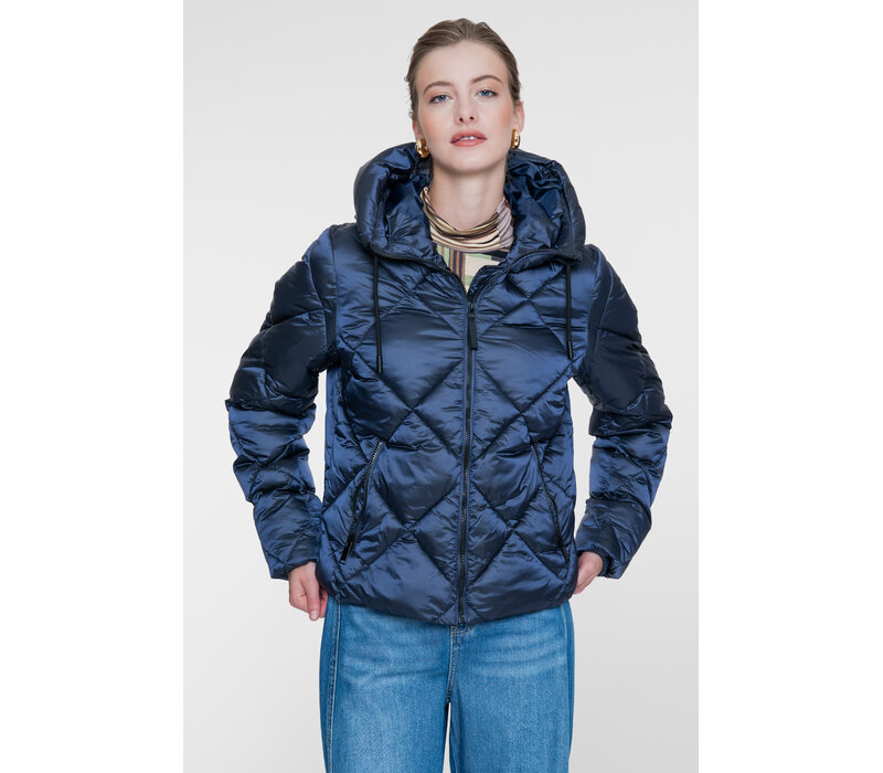 Geisha Jacket Short with Hood Navy