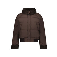 Geisha Jacket Teddy Collar Dark Brown