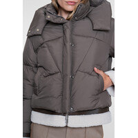 Geisha Jacket Short with Teddy Brown