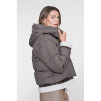 Geisha Jacket Short with Teddy Brown