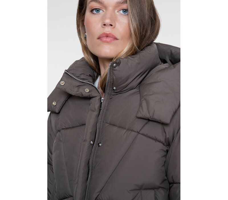 Geisha Jacket Short with Teddy Brown