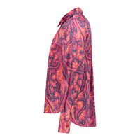 Geisha Blouse Navy Coral