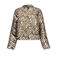 Geisha Jacket Jacquard Zebra Brown Sand
