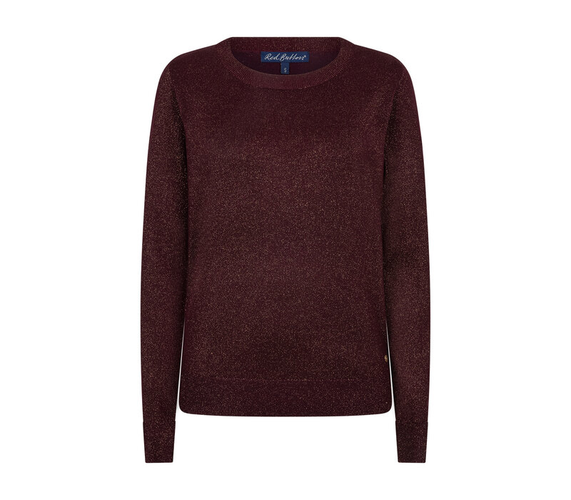 Red Button Sweet Sparkle Burgundy