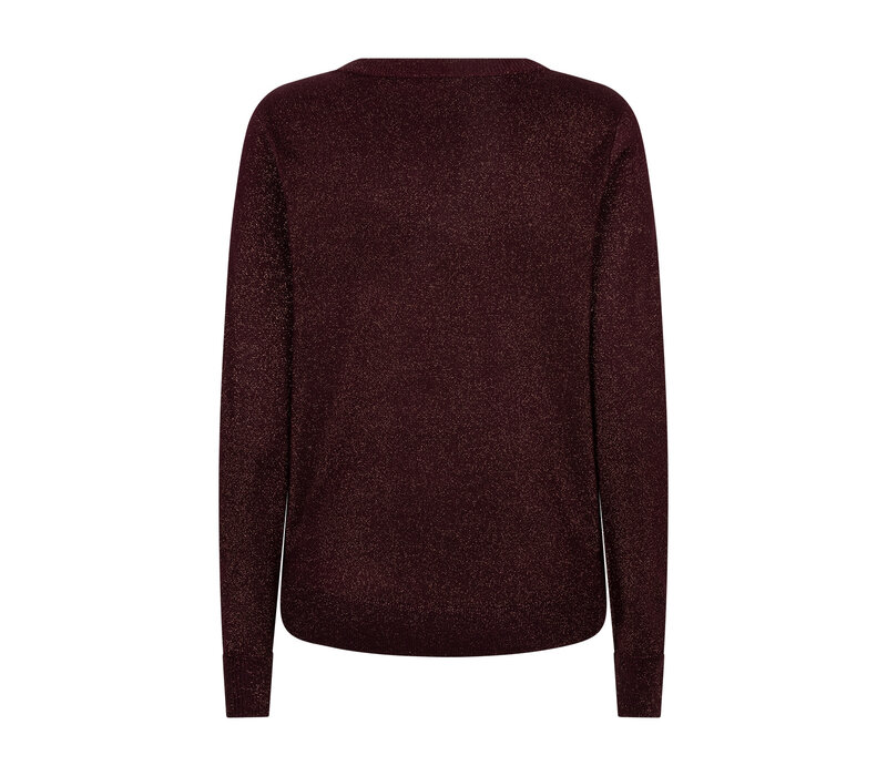 Red Button Sweet Sparkle Burgundy