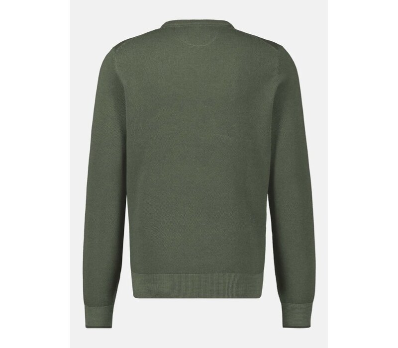 Lerros Ronde Hals Trui Nordic Olive