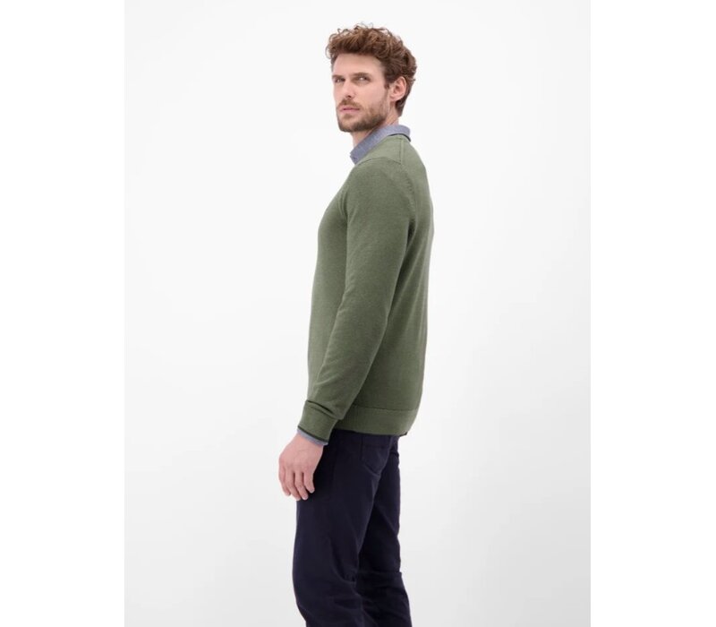Lerros Ronde Hals Trui Nordic Olive