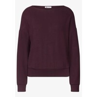 Street One Soft Shirt with Bottom Cuff Rustic Rouge Melange