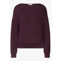 Street One Soft Shirt with Bottom Cuff Rustic Rouge Melange