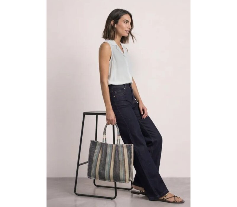 Street One Emee Wide Leg HW Rinse Soft Washed