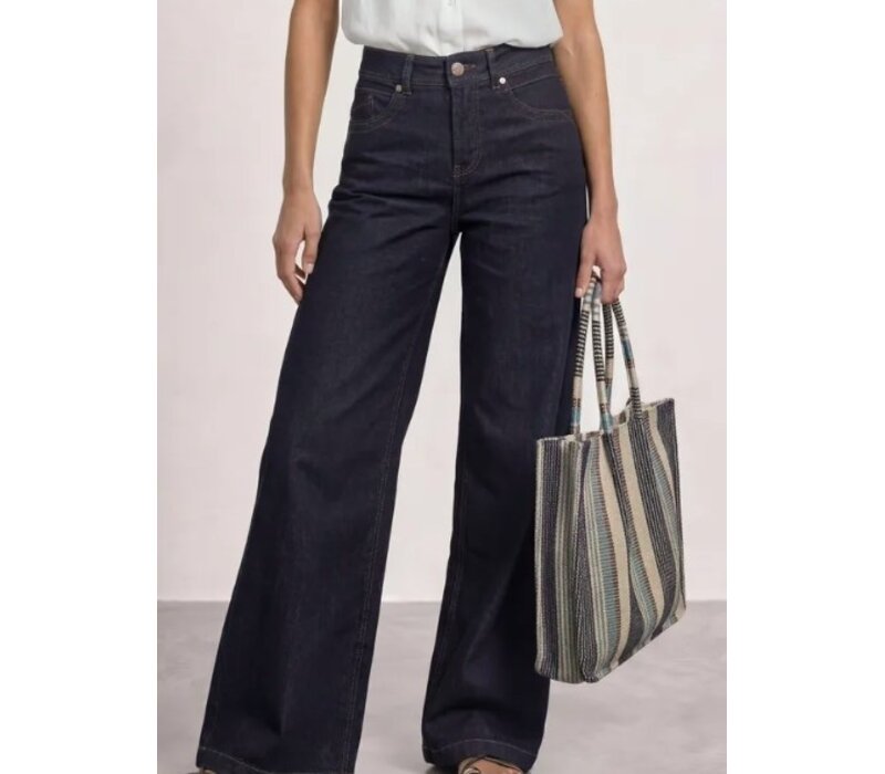 Street One Emee Wide Leg HW Rinse Soft Washed