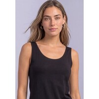 Street One Basic Top with Lace Cuff Black
