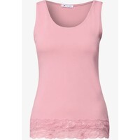 Street One Basic Top with Lace Cuff Vintage Blush