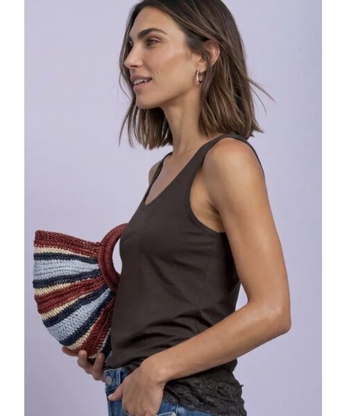 StreetOne Street One Basic Top with Lace Cuff