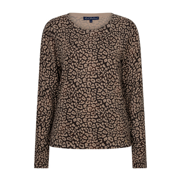 Red Button Sweet Animal Print 