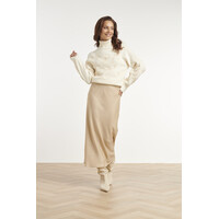 Smashed Lemon Knit Top Off White Sand