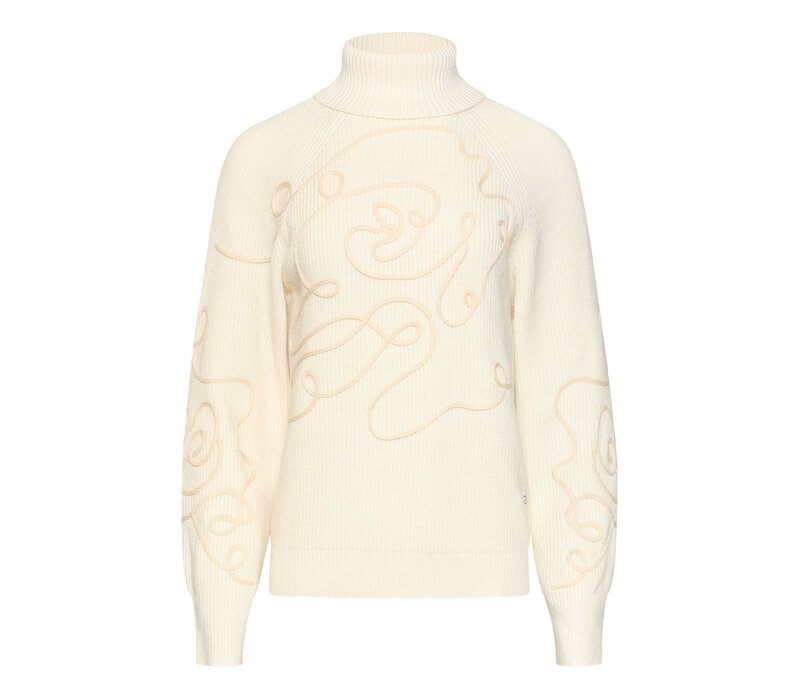 Smashed Lemon Knit Top Off White Sand
