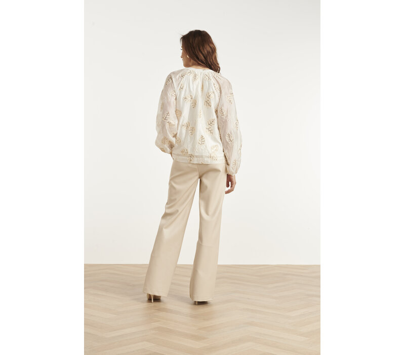 Smashed Lemon Blouse Off White