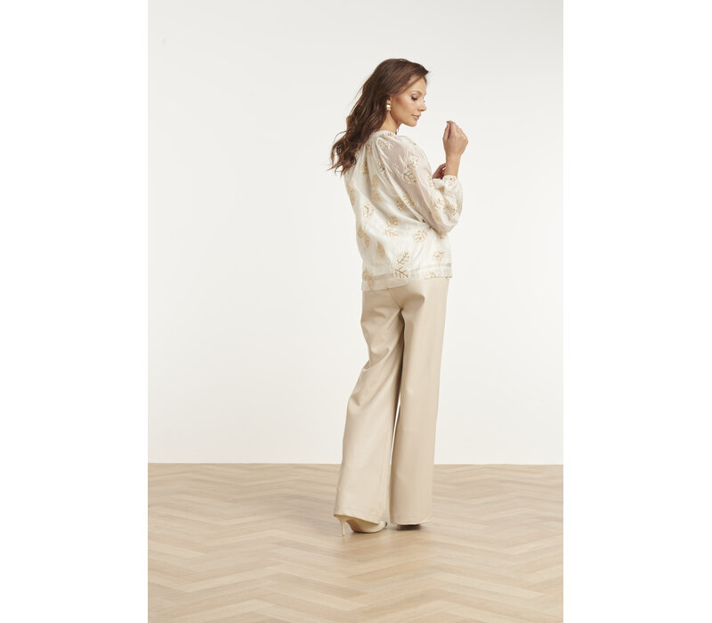 Smashed Lemon Blouse Off White