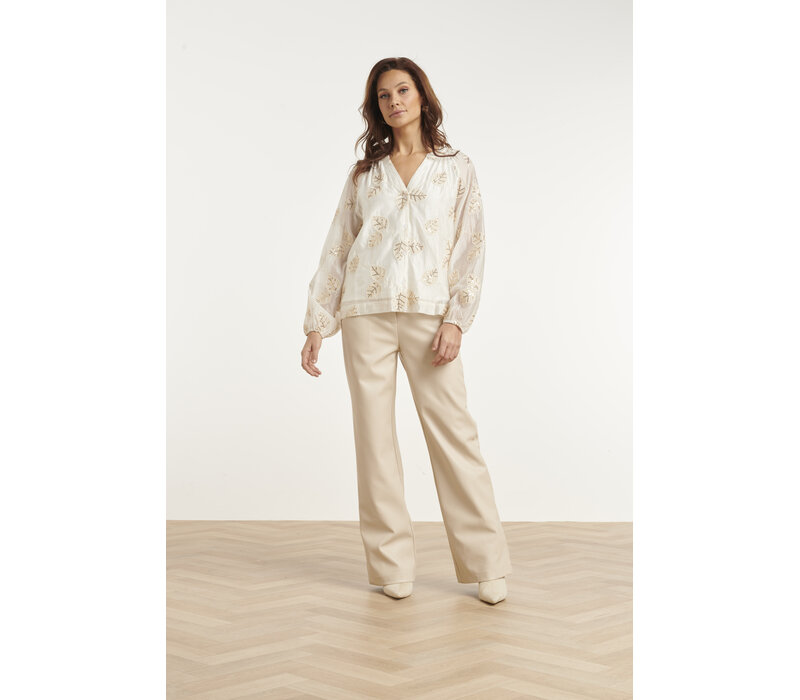 Smashed Lemon Blouse Off White