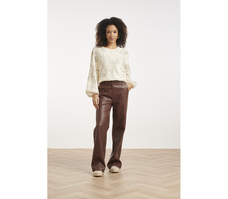 Smashed Lemon Blouse Off White