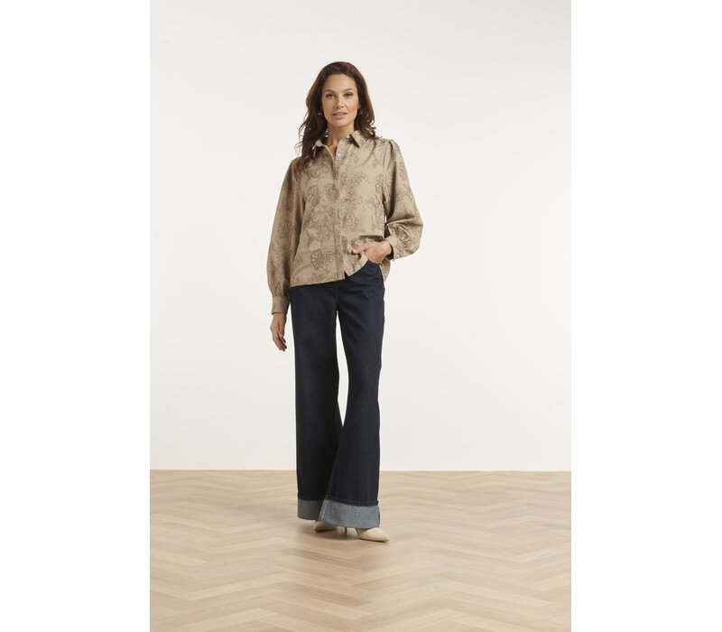 Smashed Lemon Blouse Taupe