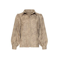 Smashed Lemon Blouse Taupe