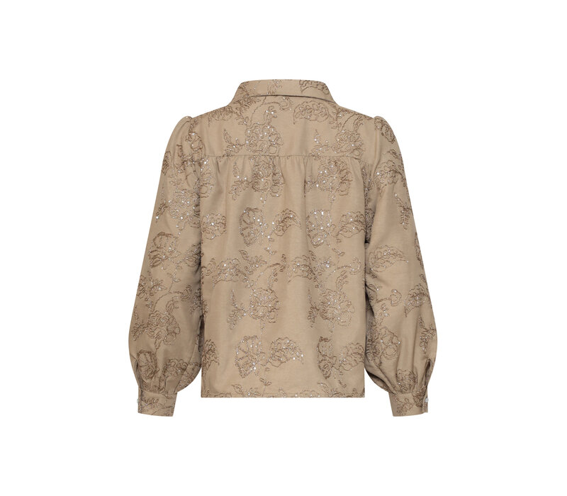 Smashed Lemon Blouse Taupe