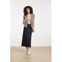 Smashed Lemon Knit Gilet Taupe