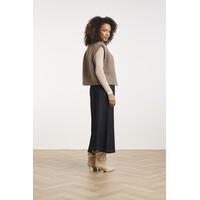 Smashed Lemon Knit Gilet Taupe