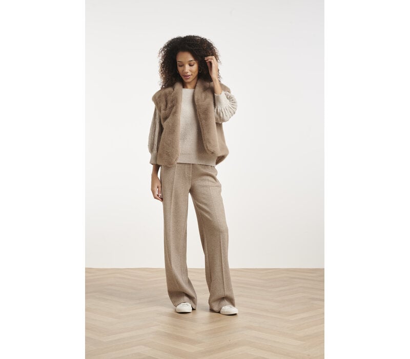 Smashed Lemon Gilet Taupe