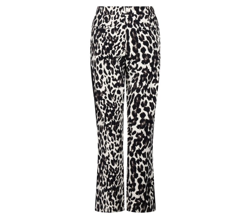 Zoso Print Travel Pant Black Espresso