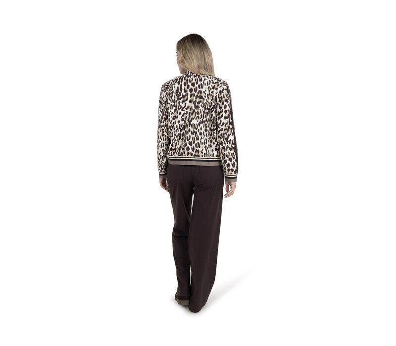 Zoso Print Travel Jacket Black Espresso