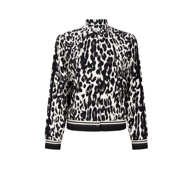 Zoso Print Travel Jacket Black Espresso