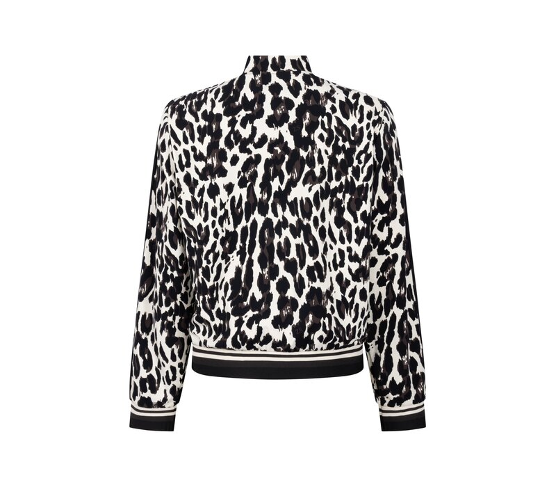 Zoso Print Travel Jacket Black Espresso