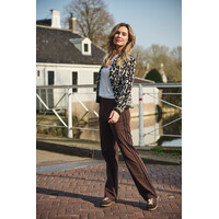 Zoso Print Travel Jacket Black Espresso