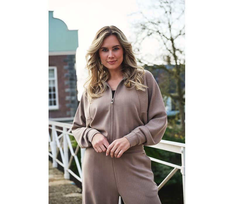 Zoso Atleisure Jacket Taupe