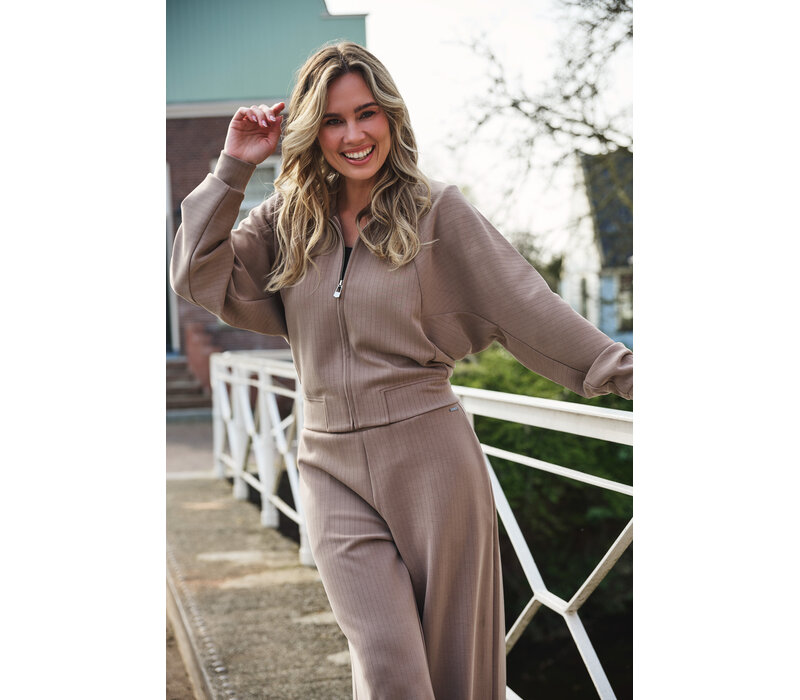 Zoso Atleisure Jacket Taupe