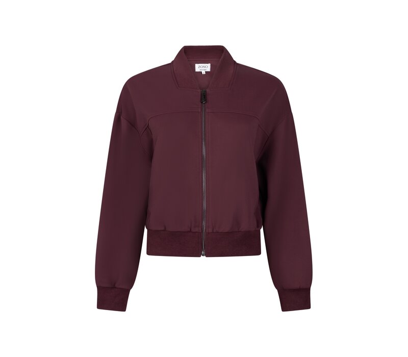 Zoso Bonded Tech Travel Jacket Bordeaux
