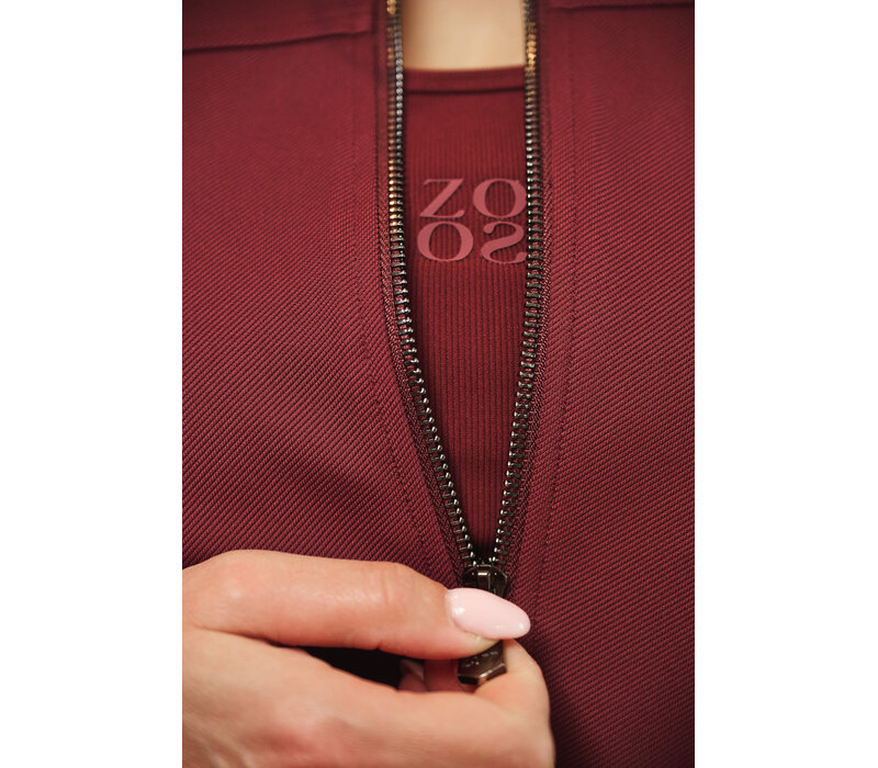Zoso Bonded Tech Travel Jacket Bordeaux