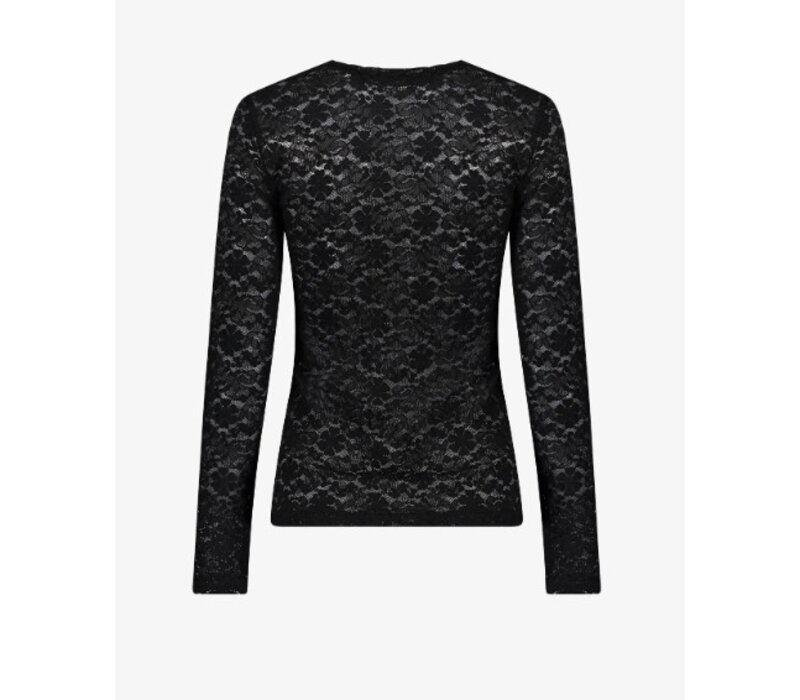 Geisha Top Lace Black