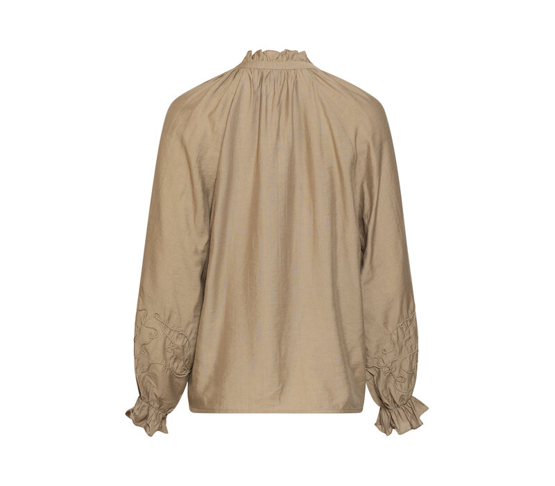 Smashed Lemon Blouse Taupe