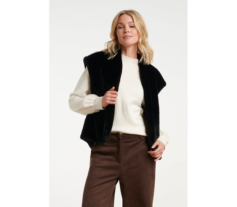 Smashed Lemon Gilet Black