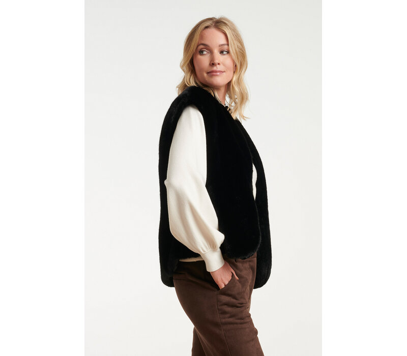 Smashed Lemon Gilet Black